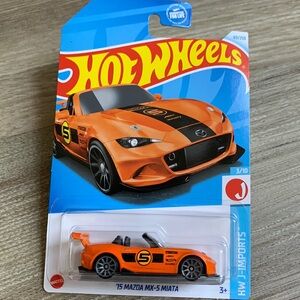 Hot Wheels 15 Mazda MX-5 Miata Orange Car HW J Imports JDM Hotwheels New 2024
